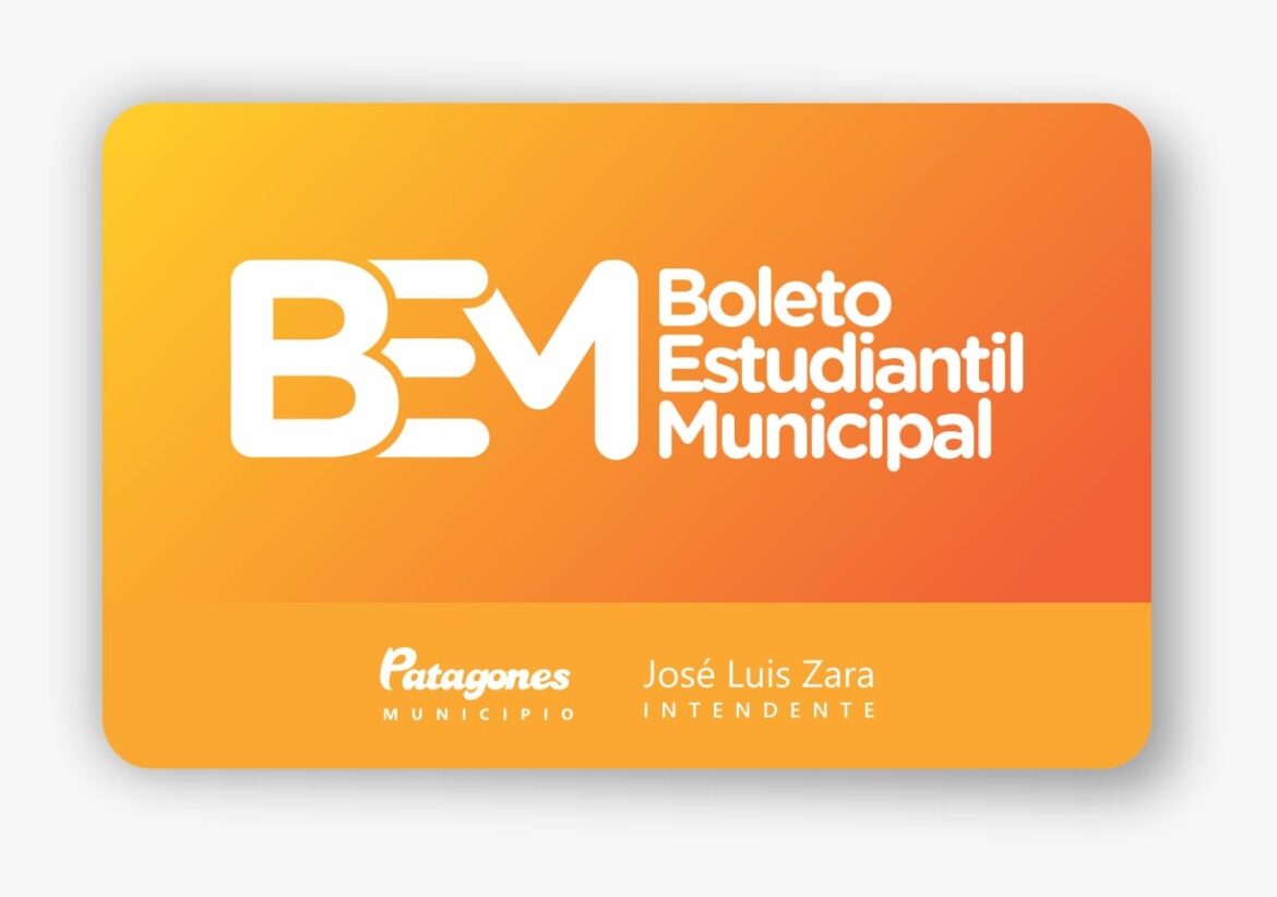 Desde hoy se recargan las tarjetas del Boleto Estudiantil Municipal