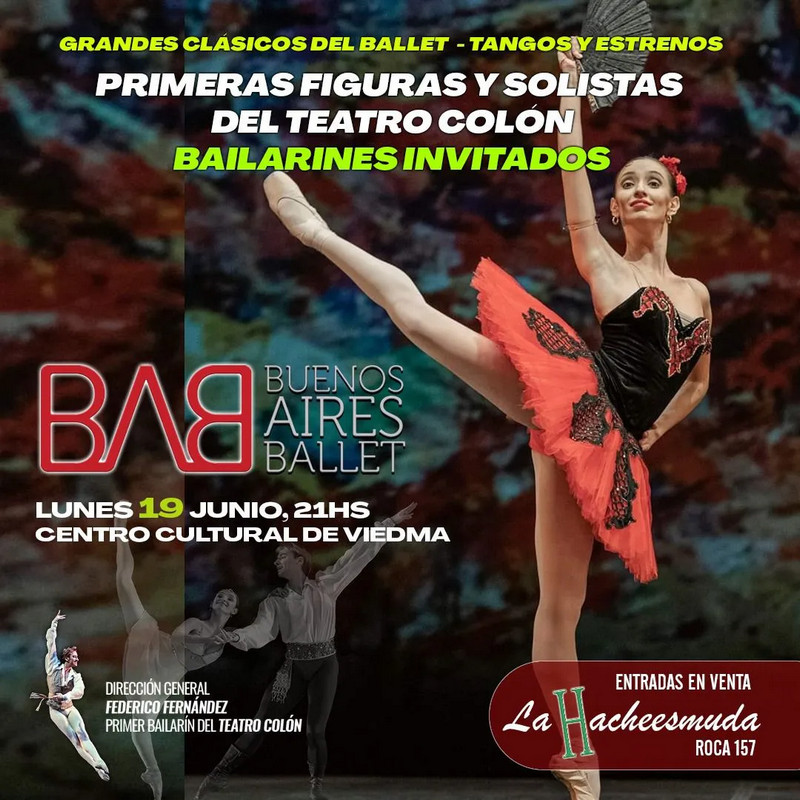 Ciclo del Buenos Aires Ballet en el Centro Cultural de Viedma