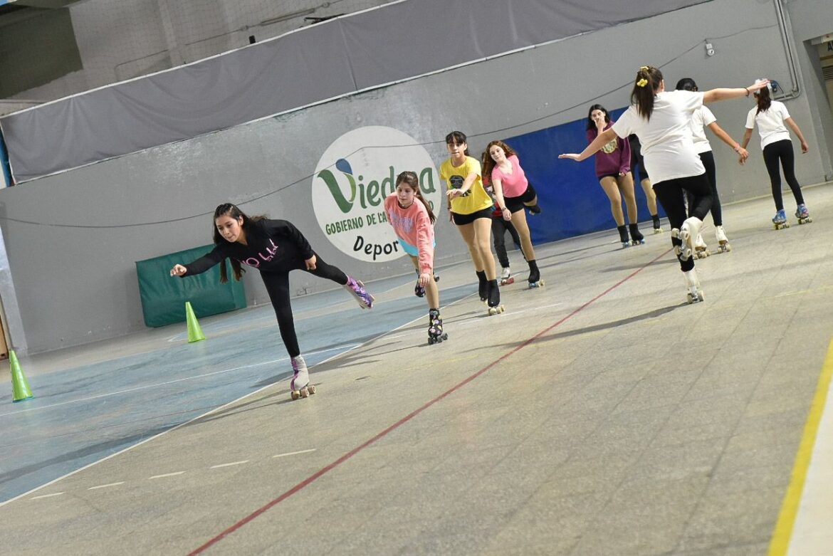 Así pasó un nuevo Encuentro de Escuelitas Municipales de Patín en el Gimnasio Fioravanti Ruggeri