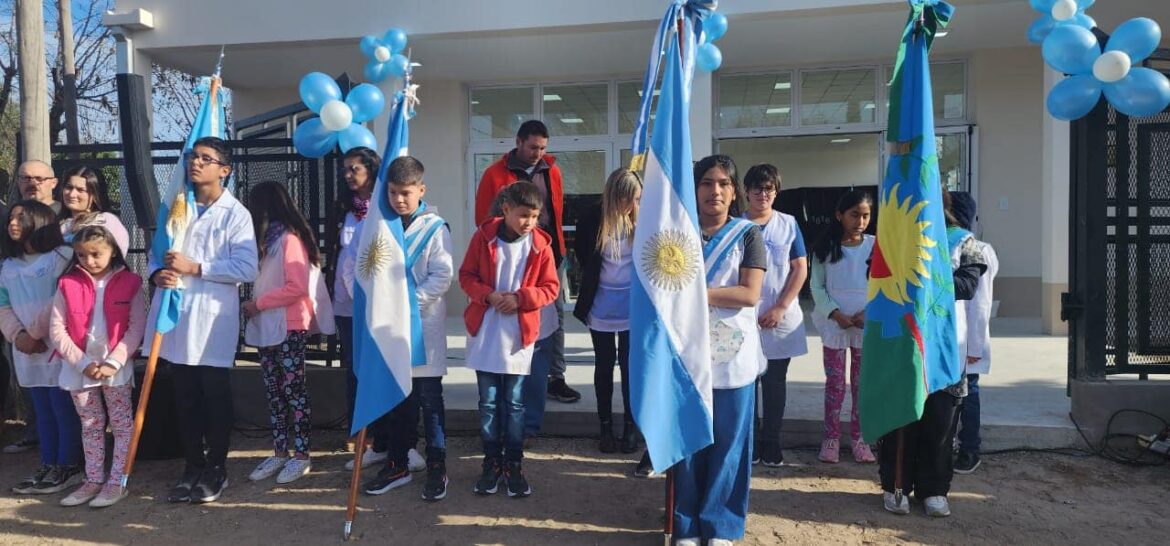 El Intendente Zara inauguró el SUM de la Escuela Primaria N°4 de Juan A. Pradere