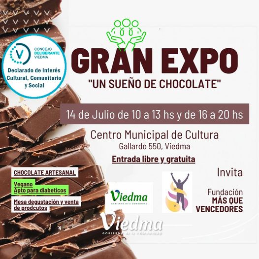 SE VIENE LA GRAN EXPO «UN SUEÑO DE CHOCOLATE»