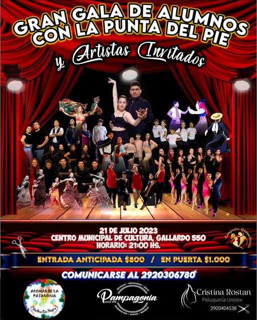 MIX DE RITMOS LATINOS EN LA GALA DE ALUMNOS DE LA COMPAÑIA GUARACHANDO EN EL CENTRO CULTURAL