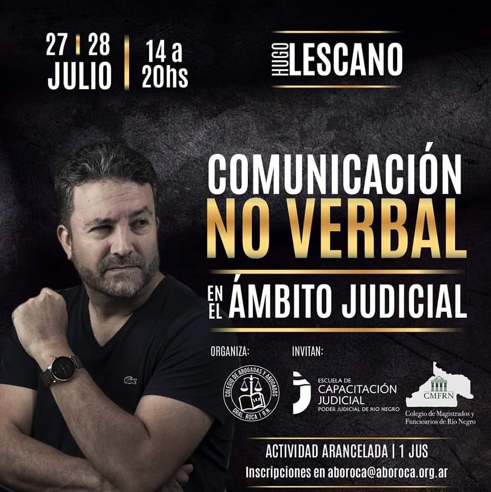 Persuasión, oratoria y lenguaje corporal: curso sobre comunicación no verbal en el ámbito judicial