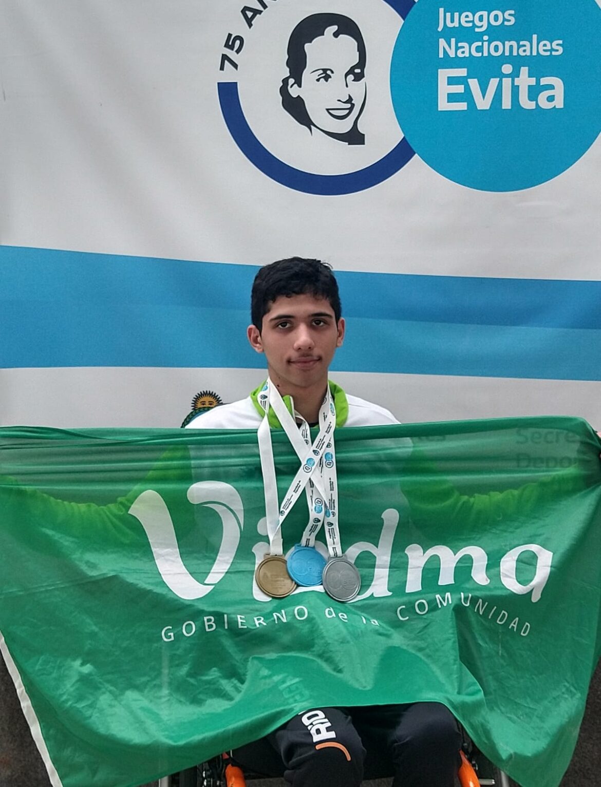 LA ESCUELA MUNICIPAL DE DEPORTES ADAPTADOS SE LLEVÓ TRES MEDALLAS DE ORO EN LOS JUEGOS NACIONALES EVITA