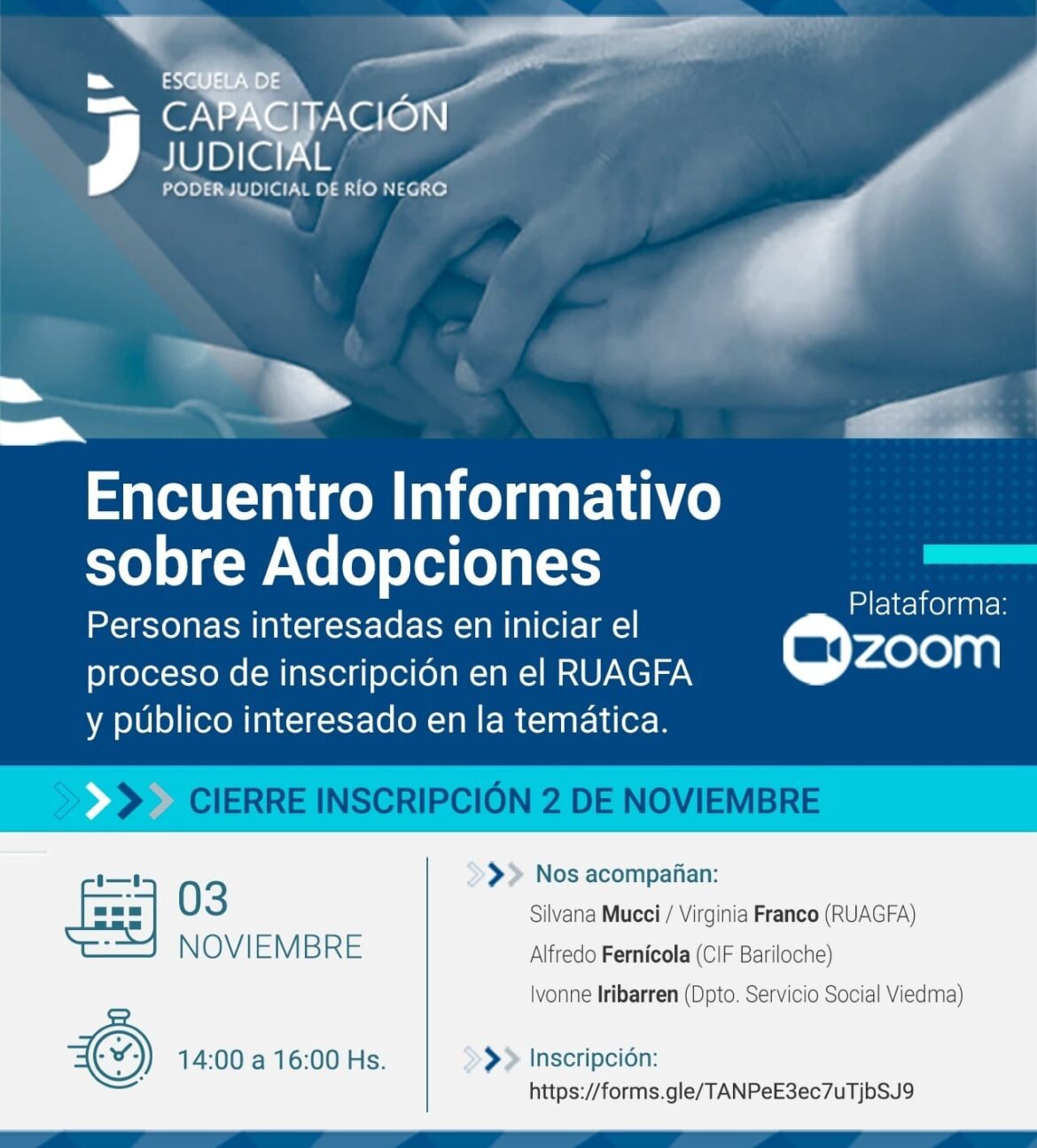 Encuentro informativo para familias interesadas en iniciar un proceso de adopción