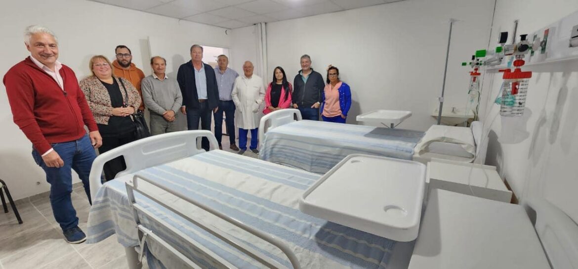 Zara inauguró una sala de  internación de baja complejidad en la Unidad Sanitaria de San Blas