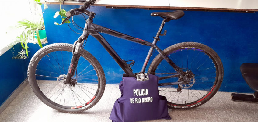 Viedma: la Policía recuperó una bicicleta robada