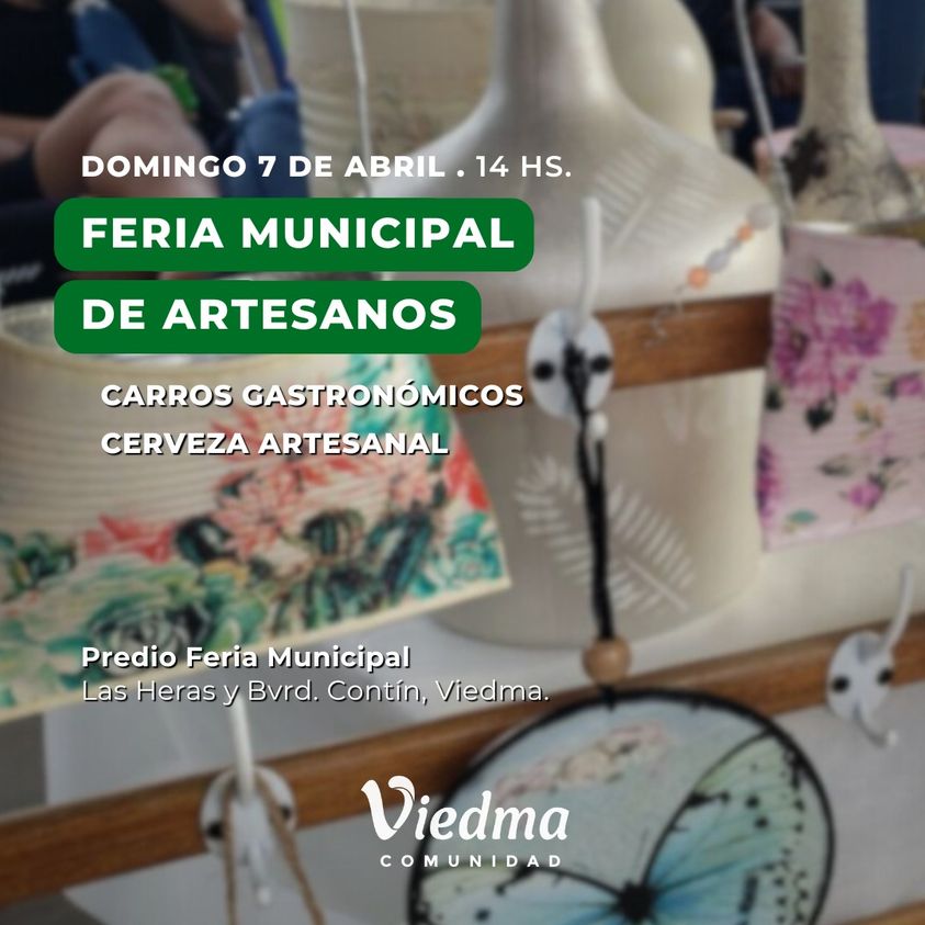 REGRESA LA FERIA MUNICIPAL DE ARTESANOS