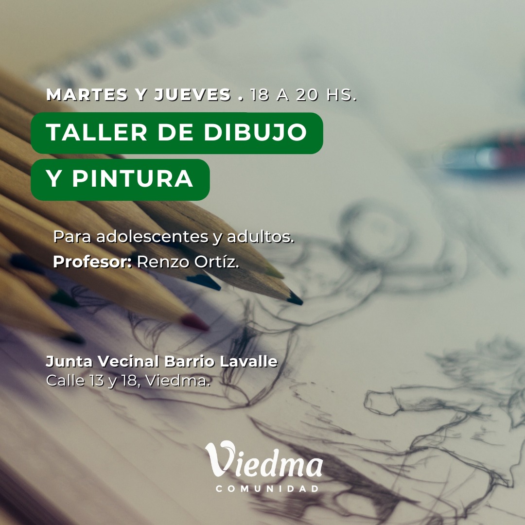 COMIENZA EL TALLER DE DIBUJO Y PINTURA DEL BARRIO LAVALLE