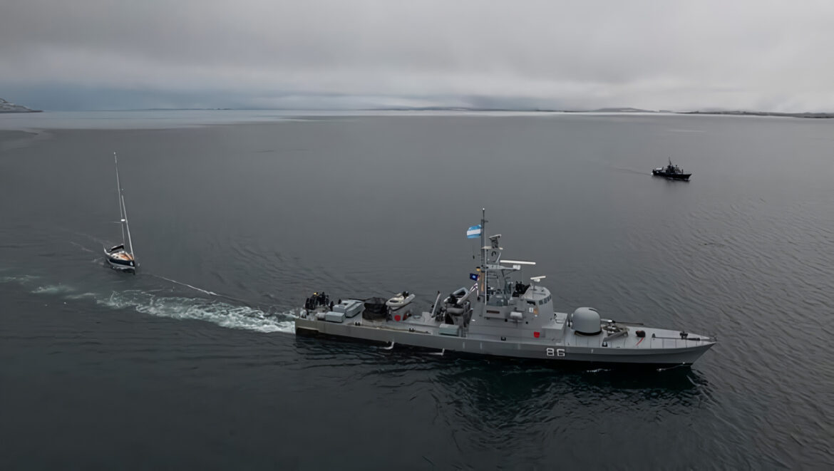 Provincia de Tierra del Fuego, Antártida e Islas del Atlántico Sur Lancha patrullera Tipo TNC-45 Modificada ARA «Indómita»