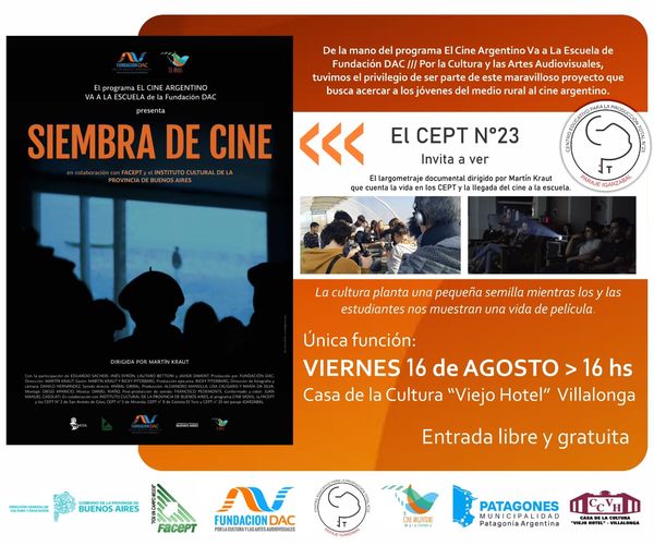 SE PRESENTA EN VILLALONGA UN DOCUMENTAL CON ALCANCE INTERNACIONAL CON LA PARTICIPACIÓN DEL CEPT DE IGARZABAL