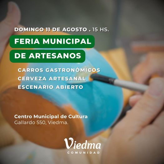 VENÍ A DISFRUTAR DE LA FERIA EN EL CENTRO CULTURAL