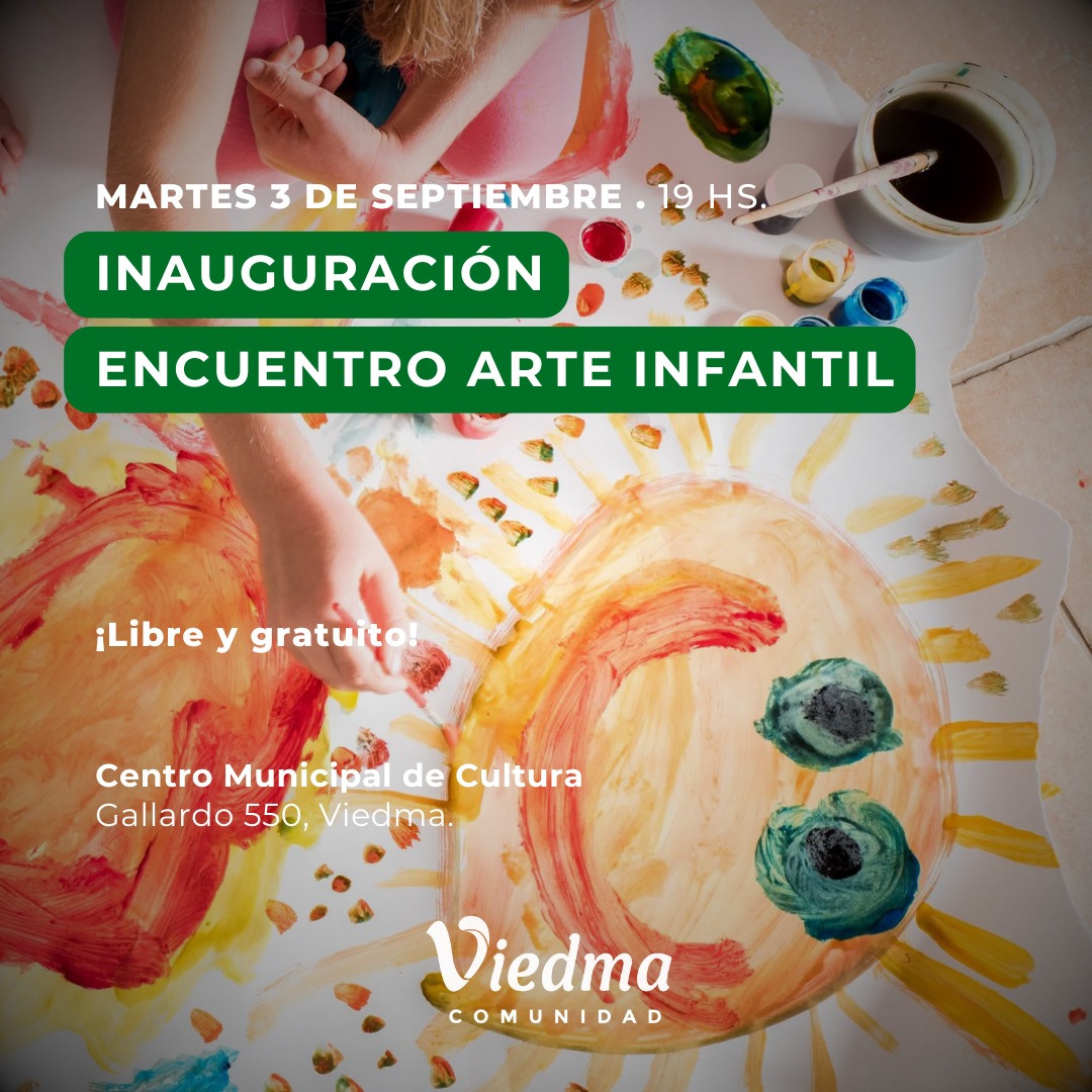 SE VIENE UNA NUEVA EDICIÓN DEL ENCUENTRO DE ARTE INFANTIL EN VIEDMA