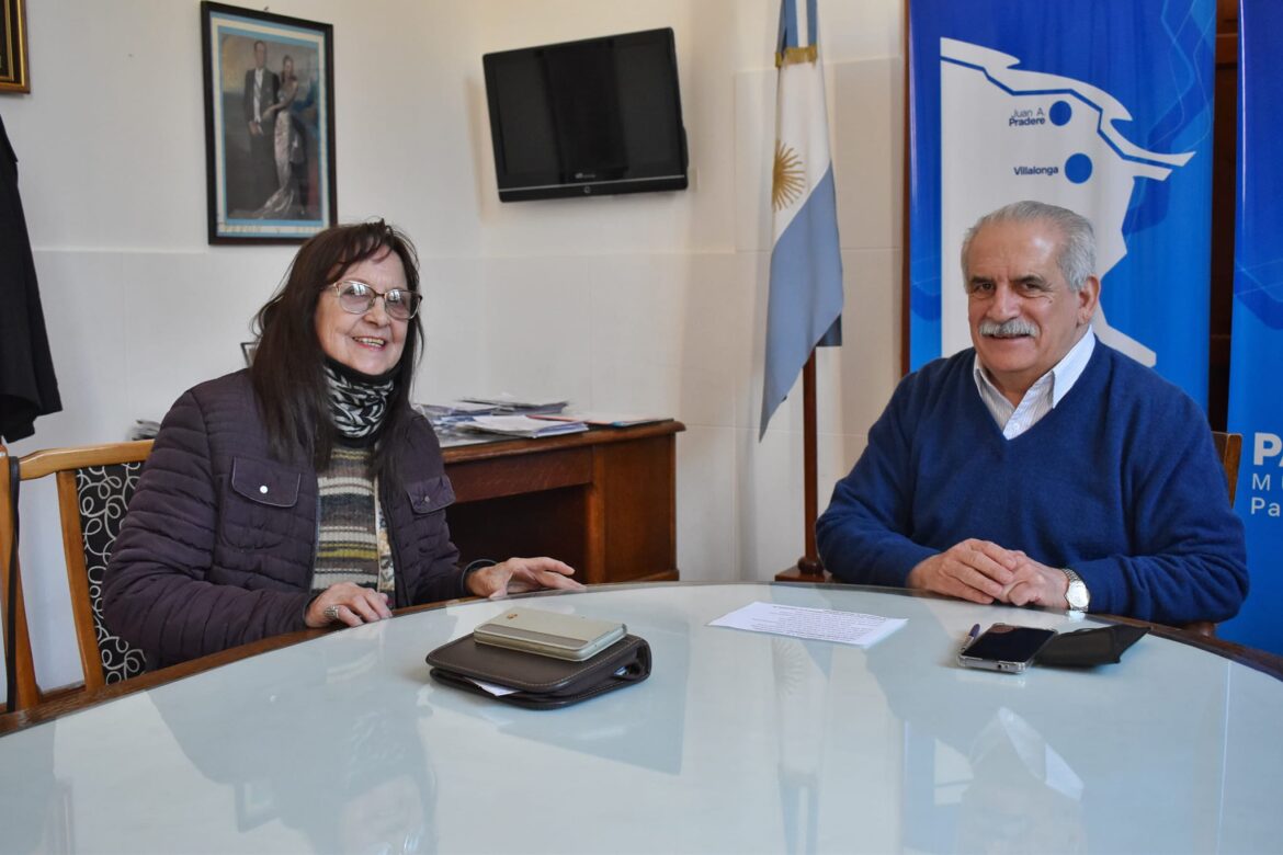 Un encuentro muy especial: El Intendente Marino recibió a la querida docente, Borja Andía