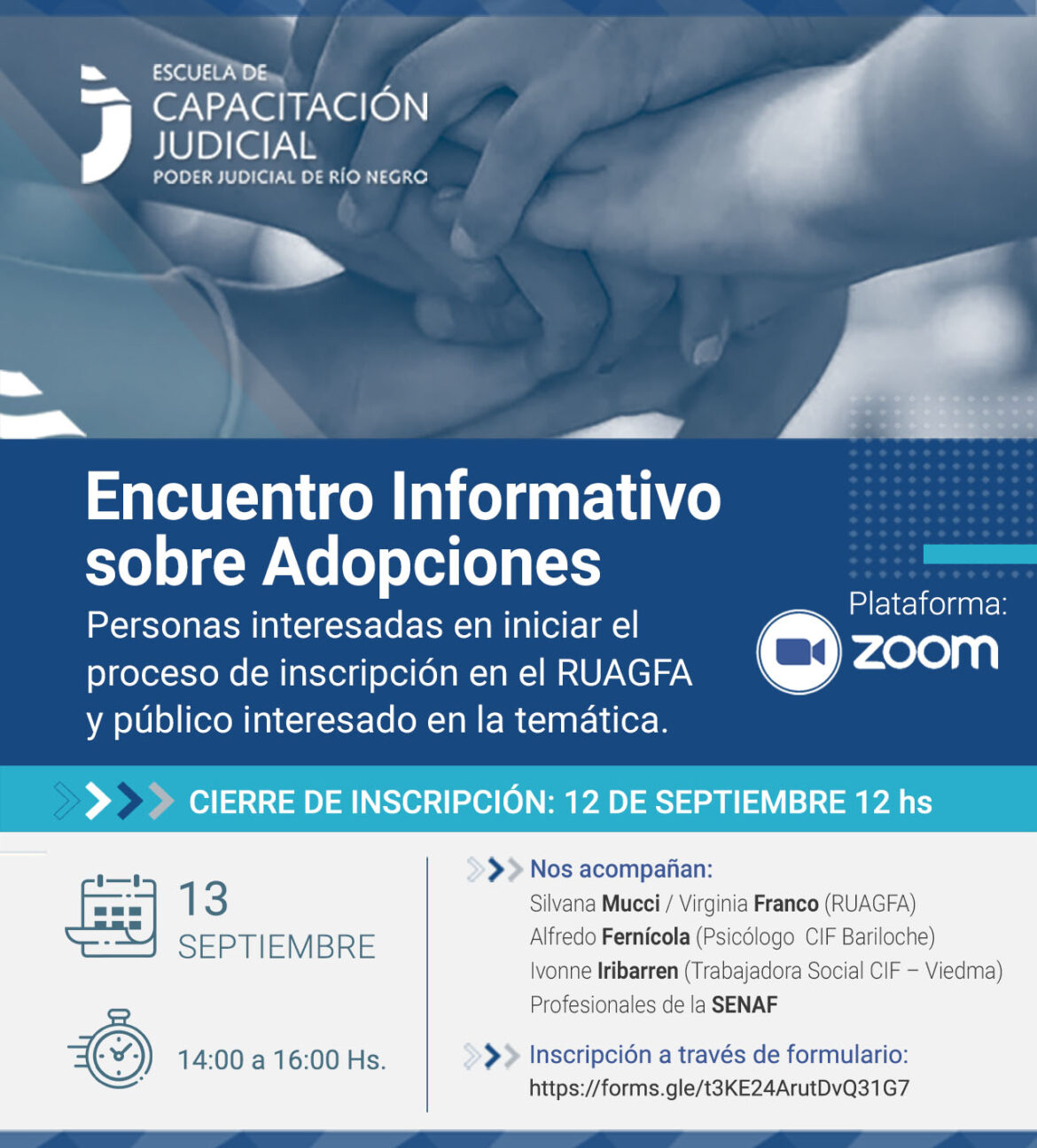 Encuentro virtual sobre adopciones