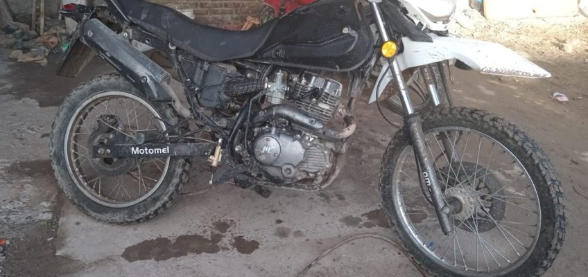 Policía recuperó una motocicleta que había sido robada en Viedma