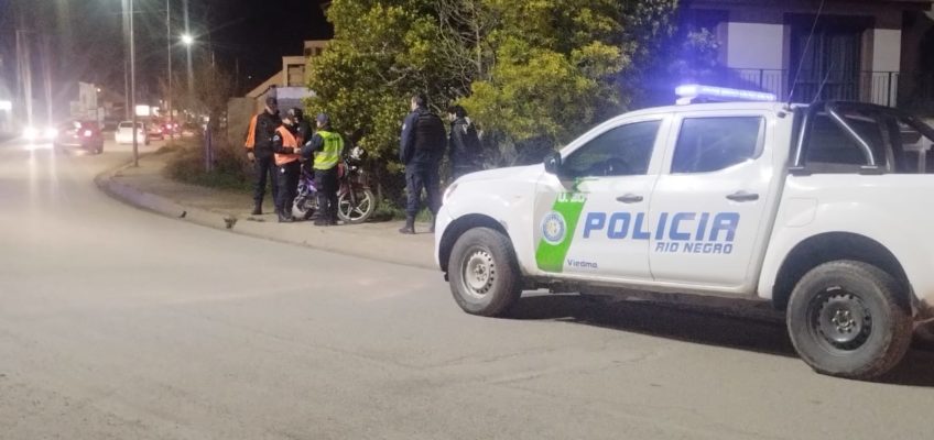 Una mujer fue detenida tras evadir un control policial en Viedma