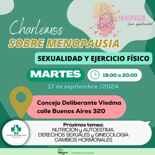 Continúa el ciclo de charlas sobre menopausia