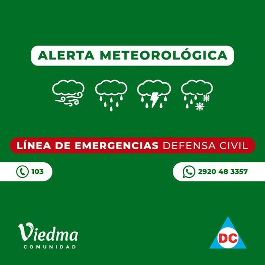 ALERTA METEOROLÓGICA POR FUERTES LLUVIAS