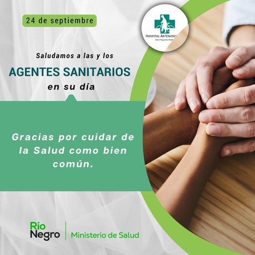 Feliz día a las y los agentes sanitarios!!!!