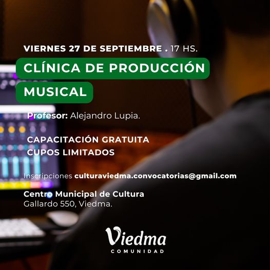 CLÍNICA MUSICAL ESPECIALIZADA EN EL CENTRO CULTURAL