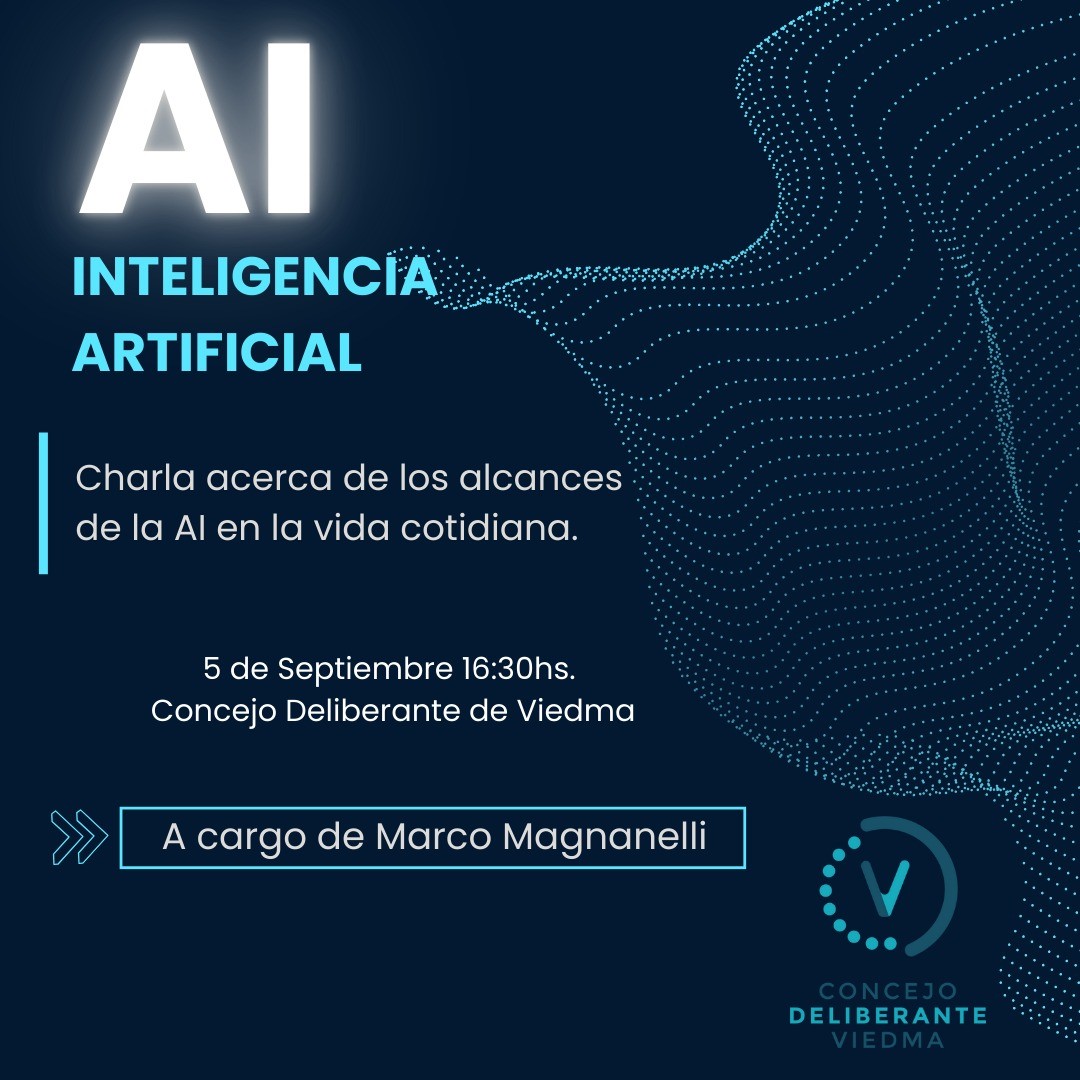 Charla sobre Inteligencia Artificial en el Concejo Deliberante