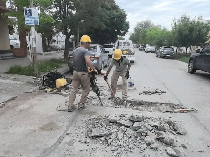 CORTE DE CALLE LAS HERAS POR OBRAS