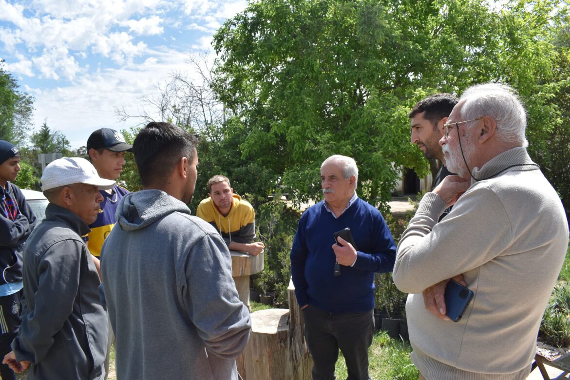 EL INTENDENTE MARINO VISITÓ EL VIVERO MUNICIPAL