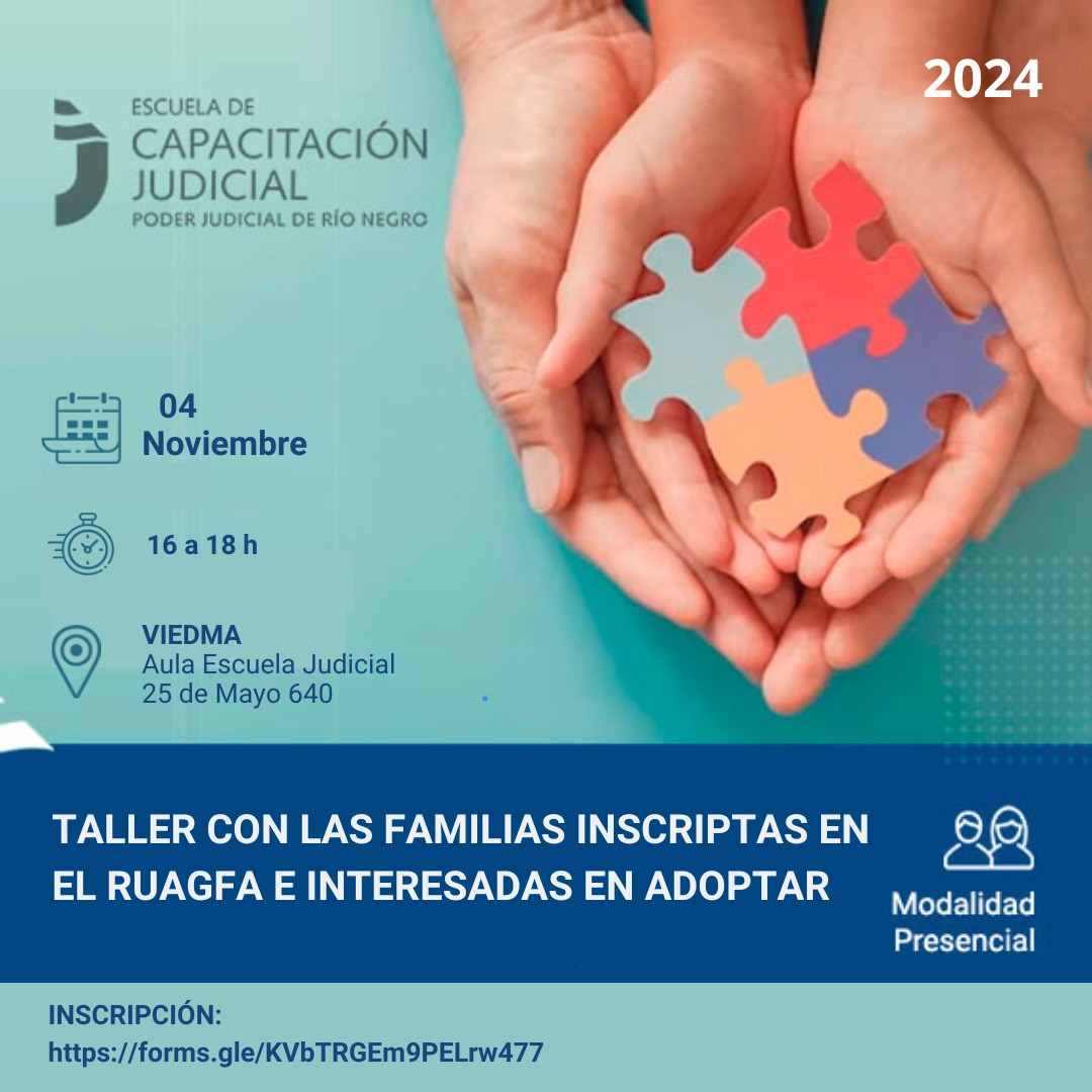 Viedma: Taller presencial con familias interesadas en adoptar