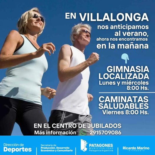 ACTIVIDAD FÍSICA GRATIS PARA ADULTOS MAYORES EN VILLALONGA