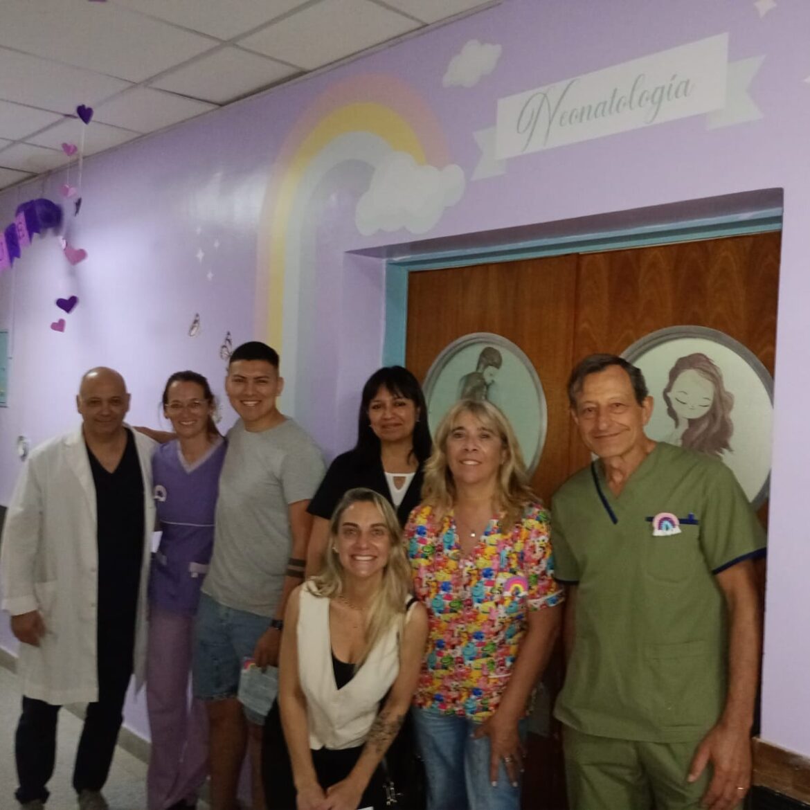 COLORIDA RENOVACIÓN EN EL ÁREA DEL SERVICIO DE NEONATOLOGÍA