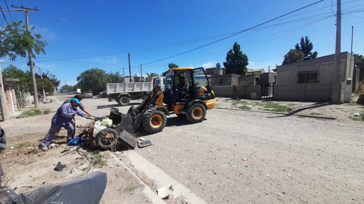 OPERATIVO DE LIMPIEZA BARRIAL, TRABAJOS MANTENIMIENTO Y LIMPIEZA EN PATAGONES