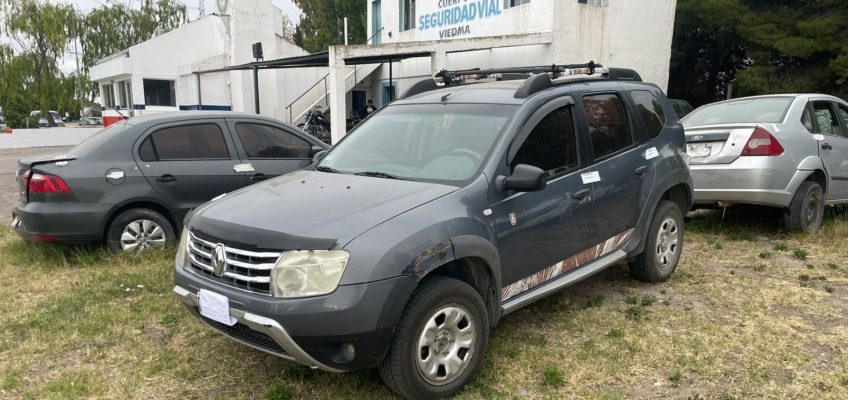 Viedma: un vehículo secuestrado y una conductora imputada por resistencia a la autoridad