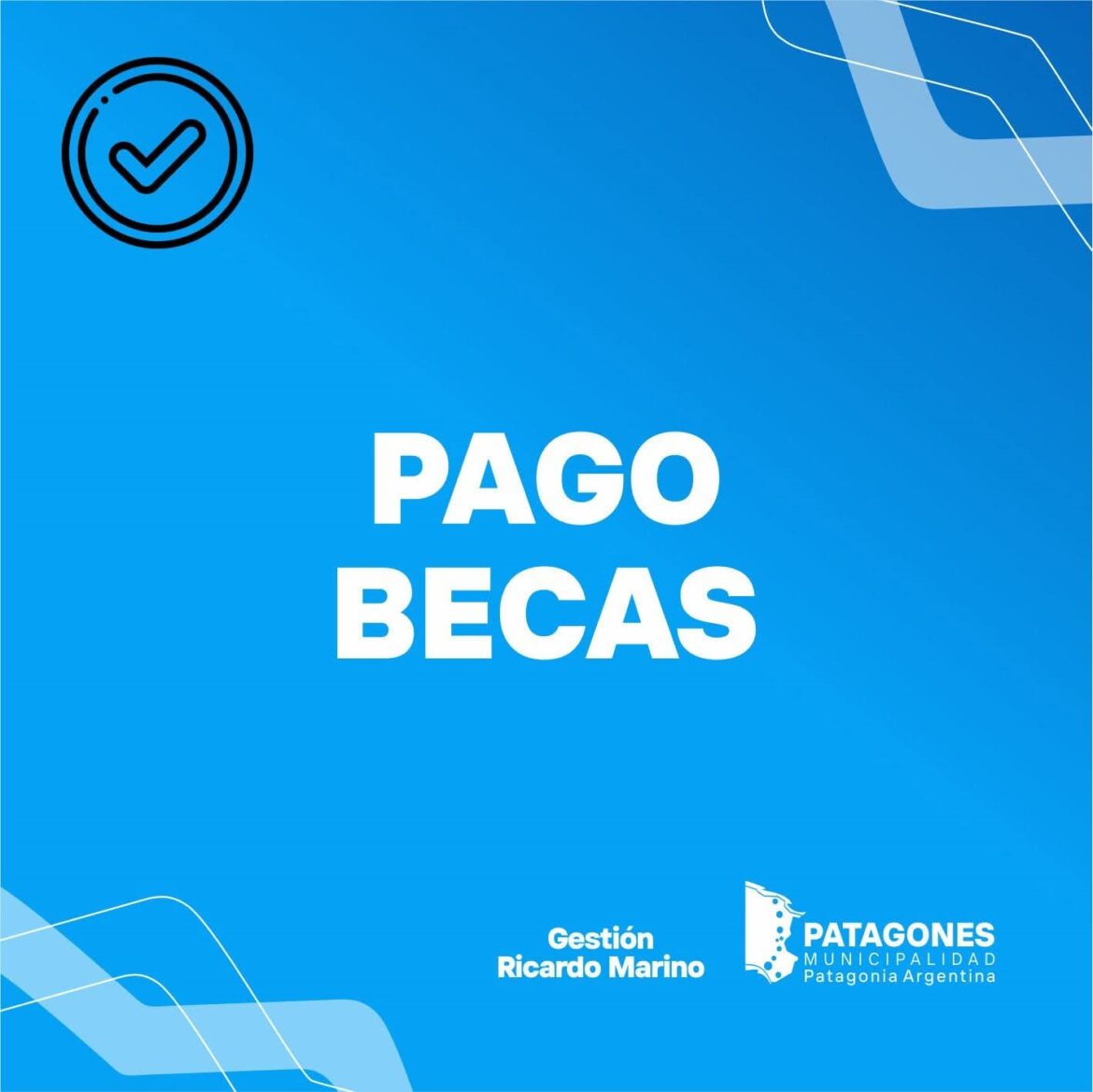 Pago retroactivo de las becas municipales para estudiantes terciarios y universitarios