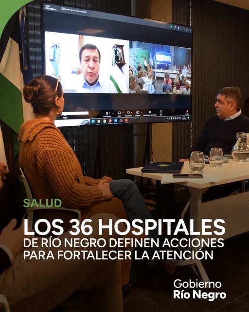 LOS 36 HOSPITALES DE RÍO NEGRO DEFINEN ACCIONES PARA MEJORAR LA ATENCIÓN