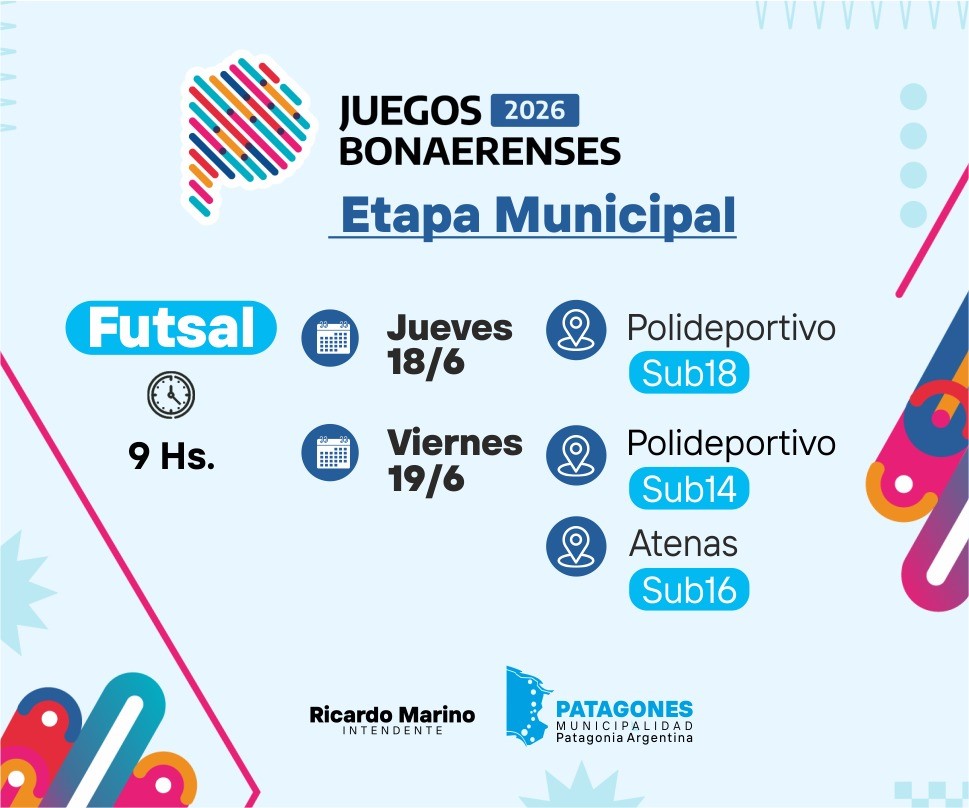 ⚽🏆 ¡Comienza la acción de Futsal en los Juegos Bonaerenses 2026! 🏆⚽