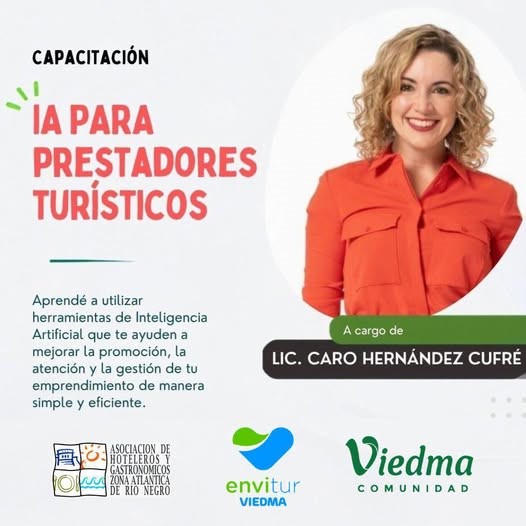 CAPACITACIÓN GRATUITA SOBRE INTELIGENCIA ARTIFICIAL APLICADA AL TURISMO