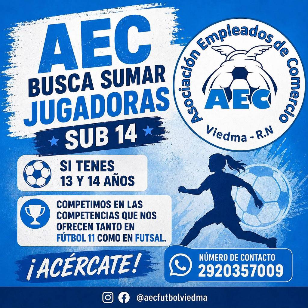 Futbol Femenino AEC Sub 14