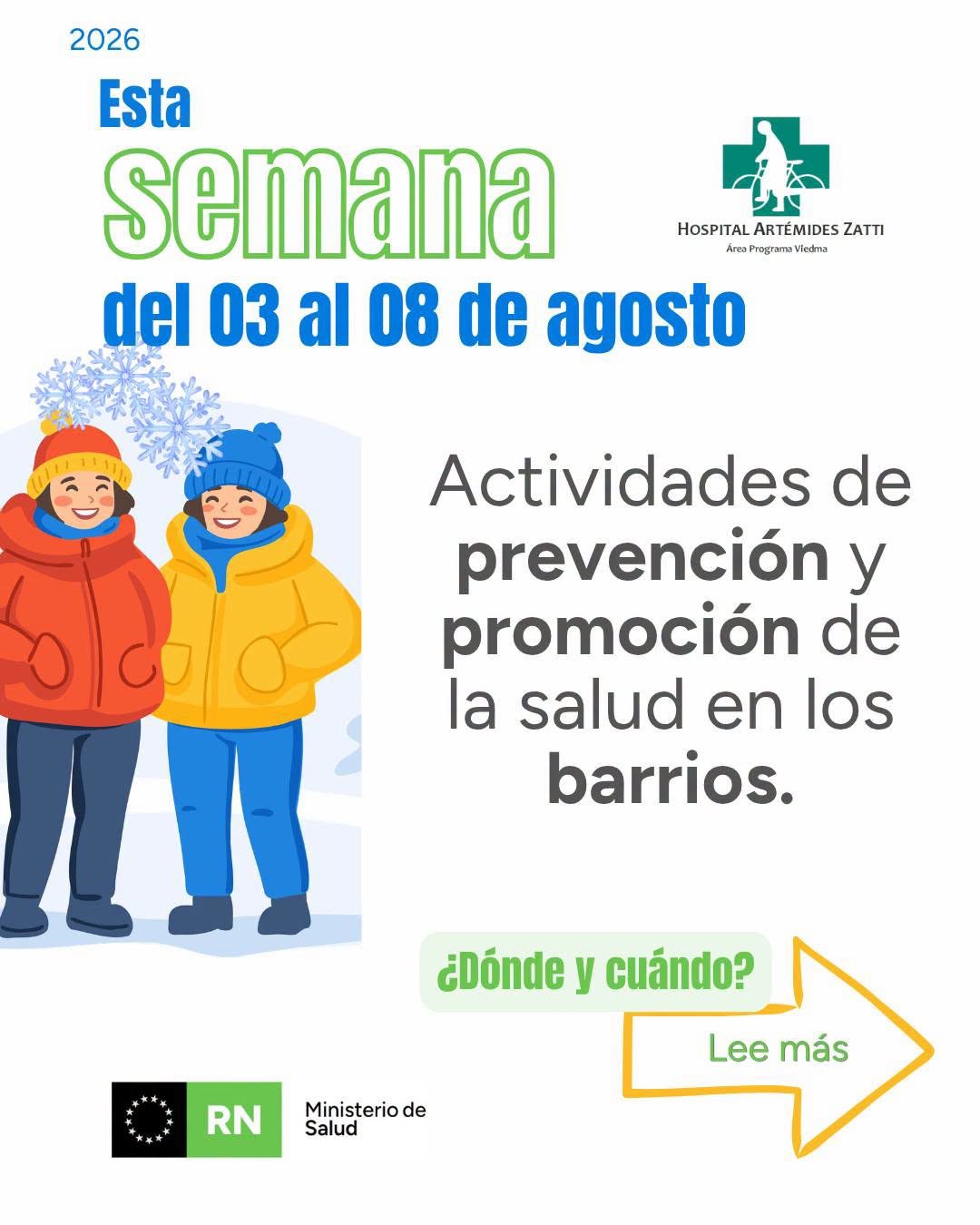 💢Actividades de PREVENCIÓN y PROMOCIÓN de la SALUD en los BARRIOS💢