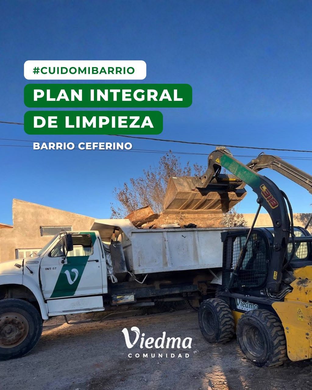 El Plan Integral de Limpieza llega al barrio Ceferino
