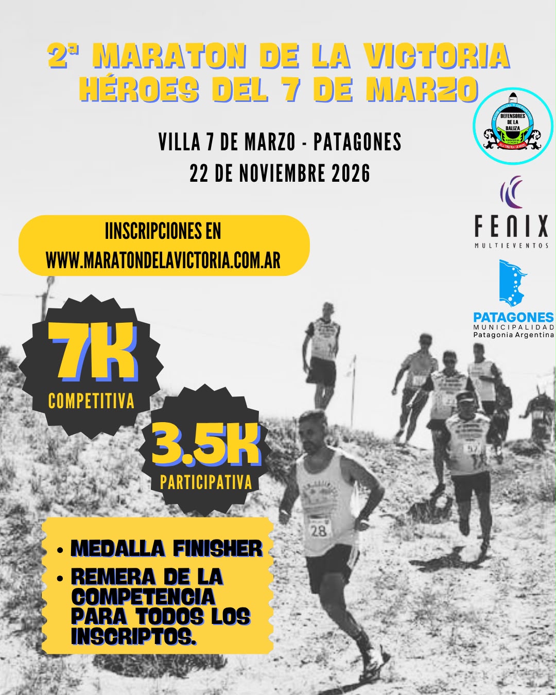 🏃‍♂️🌿 ¡SE VIENE LA 2.ª MARATÓN DE LA VICTORIA “HÉROES DEL 7 DE MARZO”!